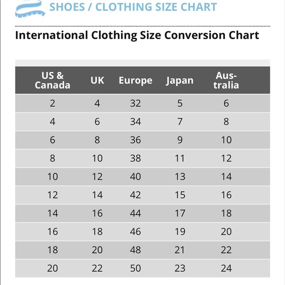 Pull And Bear Size Chart Shoes